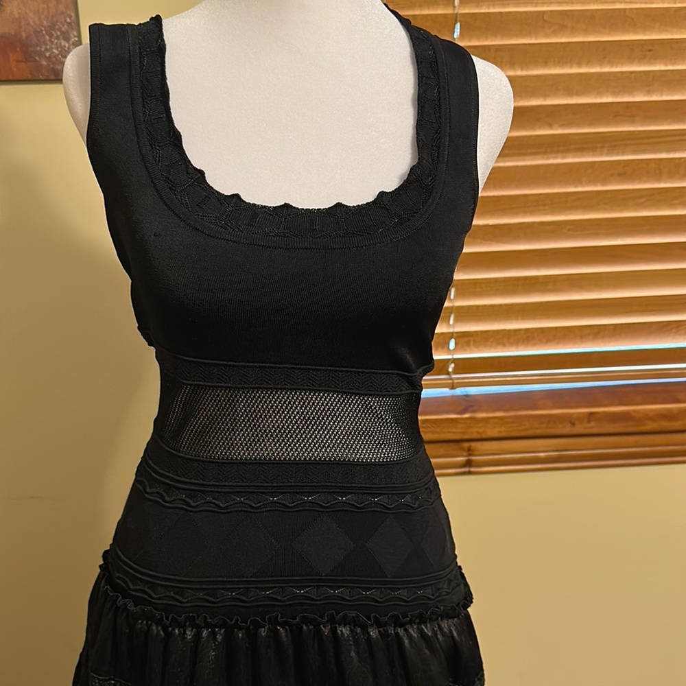 Black Bebe cocktail dress